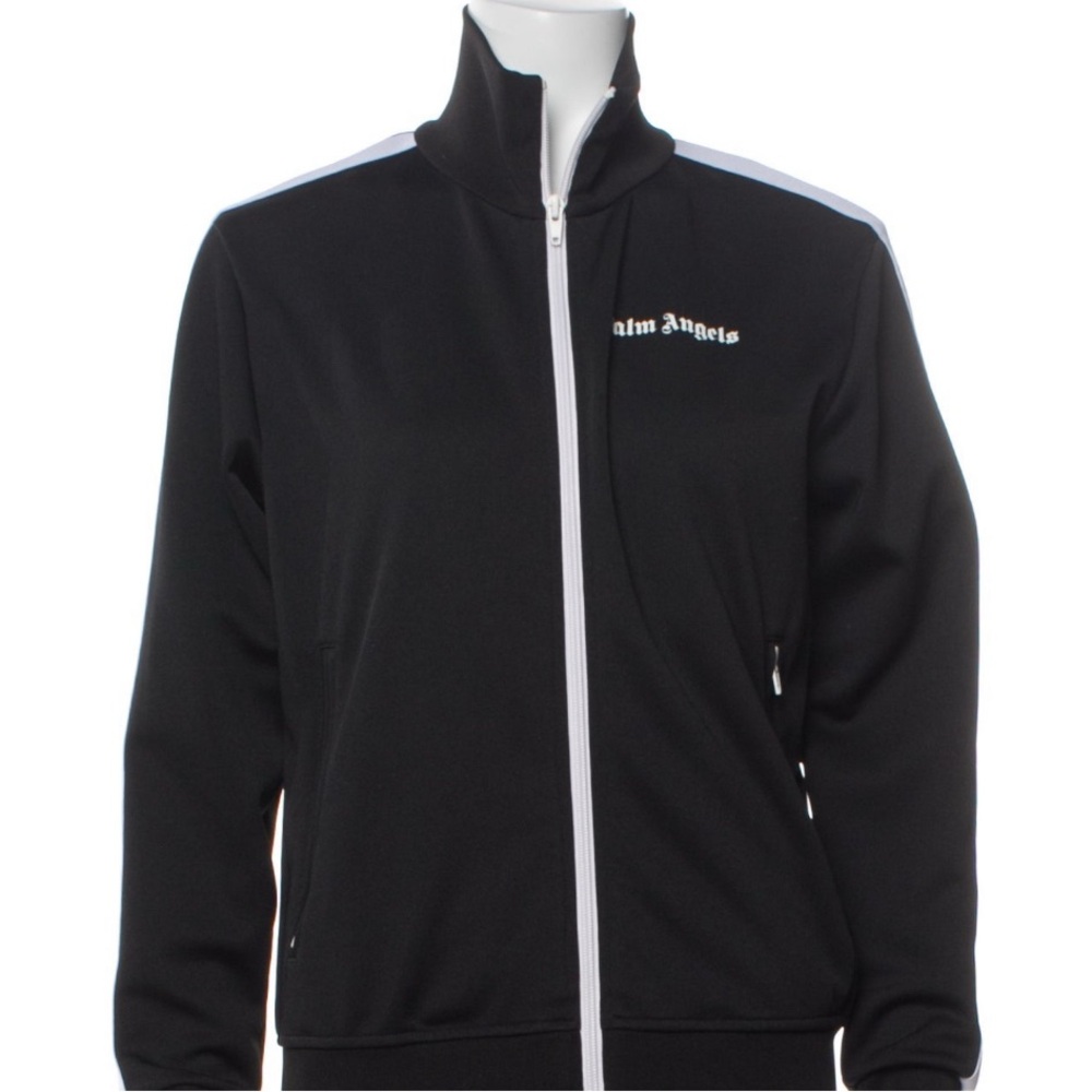 Palm Angels Black Track Jacket Small